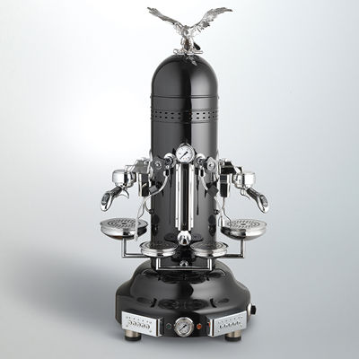 Bezzera Black Eagle 2 Group Coffee Machine for cafe, Bezzera Verticale Black, front view